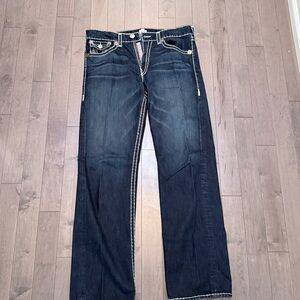 True Religion Dark Blue Straight Men's Jeans